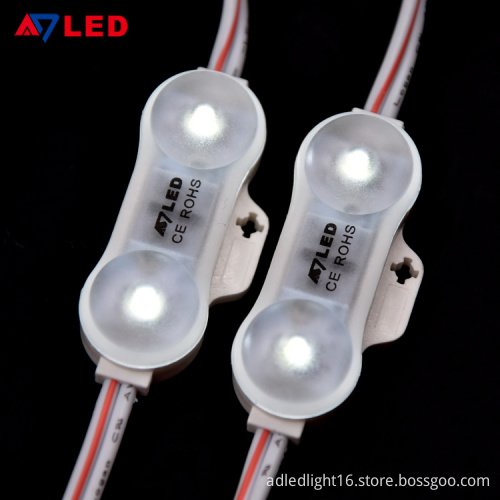 Adled Light smd 2835 led module china IP68 moule led light 12v white 2 led modulefor illuminated logo
